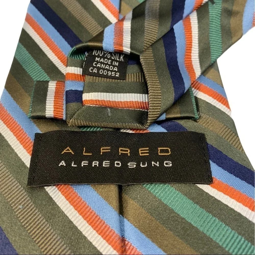 🌸Alfred Sung 100% Silk Tie - Picture 4 of 6
